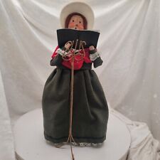 Vintage Byers Choice The Carolers Choir Lady With Music Stand Doll Figurine picture
