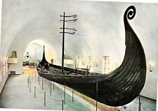 Vintage Postcard 4x6- The Oseberg Ship picture