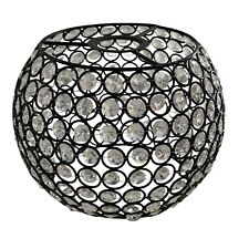 VINTAGE MID CENTURY CRYSTAL GLASS BALL Table LAMP SHADE 3.25