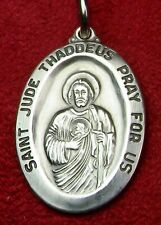Carmelite Nun's Vintage Sterling Silver Impossible Lost Causes St. JUDE Medal picture