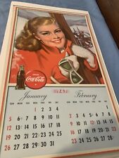 1947 Coca Cola Calendar, Museum Quality picture