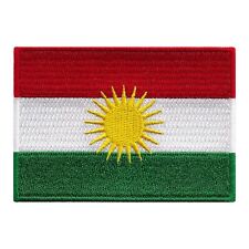 KURDISTAN FLAG embroidered iron-on PATCH RARE KURDISH EMBLEM Middle East Iraq picture