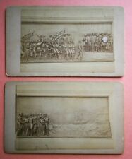 (2) 19th Cent. CDVs of Historical Plaques in the Boston Area by R.E. Lord picture