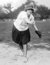 1919 Belle North, Female Baseball Pitcher Old Photo 8.5