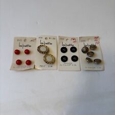 Vintage La Petite Mixed Lot of 4 New Packs of Buttons picture
