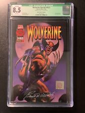 1996 Wolverine #102.5 Boris Vallejo Cover Signed Auto Variant CGC 8.5 Marvel picture