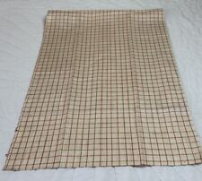Vintage Linen Kitchen Towel Or Show Towel,, Red & Off White Woven Check picture