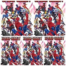 5 Pack Spider-Society #1 Pete Woods Variant PRESALE 8/14 Marvel Comics 2024 picture