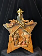 Vintage Star Nativity Scene,Resin,8.5