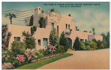 Home Former President Hoover, Stanford Campus Palo Alto California USA Postcard picture