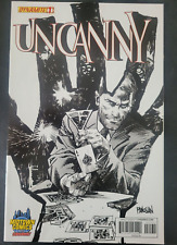 UNCANNY #1 (2013) DYNAMITE COMICS MIDTOWN COMICS EXCLUSIVE BW VARIANT picture