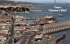 Postcard CA: Famous Fishermen's Wharf, San Francisco, California picture