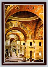 Saint Louis Cathedral Missouri Vintage Unposted Postcard Interior picture