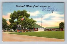 Kentland IN-Indiana, Kentland Motor Court, Advertisment, Vintage c1965 Postcard picture