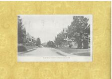 MA Roslindale 1912 vintage postcard LARGE HOMES ON FLETCHER STREET to Wilton NH picture