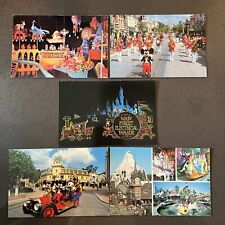 Postcard Lot Of 5 Disneyland Multi View Small World Band Electrical Parade lot B picture