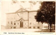 High School North Easton Massachusetts RPPC Real Photo Postcard c1915 picture