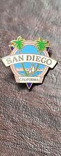 San Diego California Pin - Sail Boat - Palm Trees - Ocean picture