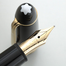 Montblanc Meisterstuck 146 VTG 90s 14K M Nib Fountain Pen Used in Japan [034] picture