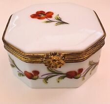 Limoges for Tiffany & Co. Tiffany Poppies Trinket Box, Signed And Numbered picture