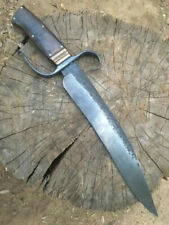 CUSTOM HANDMADE CARBON STEEL HUNTING KUKRI KNIFE CAMPING KNIFE WITH SHEATH picture