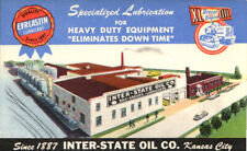 RARE 1949 ADVERTISING PC INTER-STATE OIL CO KANSAS CITY KS OILS & LUBRICANTS M * picture