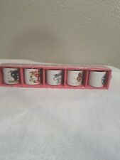VINTAGE ‘04 HELLO KITTY CHOCOCAT BADTZ CINNAMOROLL DEARY LOU Mini Tea Cup Set. picture