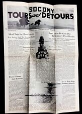 1934 SOCONY Tours and Detours With Map Of New England picture