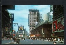 MID 1960s NEW YORK, NY * TIMES  SQUARE ~ BROADWAY * UNPOSTED VINTAGE NYC CHROME picture