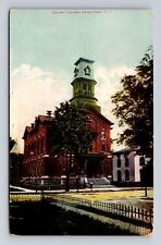 Herkimer NY-New York, Court House, Antique, Vintage Souvenir Postcard picture