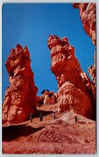 Postcard Looking Up Navajo Trail, Bryce Canyon National Park, Utah Posted 1966 picture