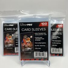 Ultra Pro Penny Card Soft Sleeves 3 Packs of 100 for Standard Sized Cards picture