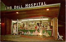 North Ridgeville Elyria OH VTG Storefront A.M.B. Doll Hospital Postcard 7V picture