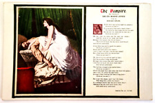 Postcard The Vampire Sir Ed. Burne Jones Kipling picture