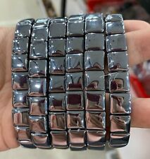 Wholesale Lot 6Ps Natural Terahertz Bracelet Crystal Healing Stretch Bracelet picture