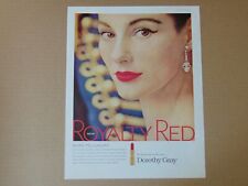 1957 DOROTHY GRAY ROYAL RED LIPSTICK vintage art print ad picture