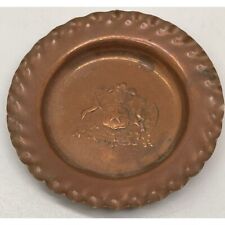 Vintage Republica de Chile Crest Small Copper Plate Ashtray decorative trim picture