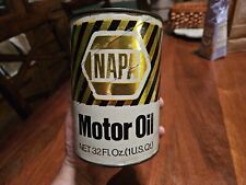 Vintage NAPA motor oil cardboard can,  Empty picture