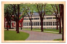 Vintage Post Hospital, Ft. Des Moines, IA Postcard picture