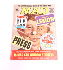 Worst From Mad Eleventh Annual Edition 1968 Magazine with stickers 11th Annual picture