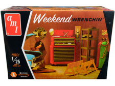 Skill 2 Model Kit Garage Accessory Set #1 with Figurine Weekend Wrenchin'