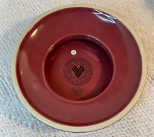 Longaberger Pottery Vitrified Coaster Paprika Red Dishwash/Oven/Micro/Freez Safe picture