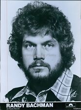 Vintage Randy Bachman Polydor Records Guitarist Songwriter Musician Photo 8X10 picture