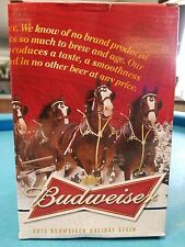 2013  Anheuser Busch AB Budweiser Holiday Christmas Beer Stein  NIB picture