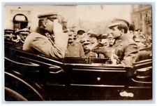 c1914-1918 German Military Saluting Rank War Unifom WWI RPPC Photo Postcard picture