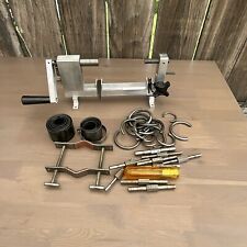 clock repair OLLIE BAKER spring winder tool with extras. picture