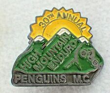 Vintage Enduro Motorcycle Racing Pin Badge 30th Annual High Mountain Enduro picture