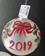 TRIMSETTER BY DILLARD'S ORNAMENT GARLAND DATED 2019 HANDCRAFTED IN ITALY NEW picture