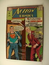 DC Comics Action Comics No. 345 JAN 1967 Comic Book (FN+) Clark Kent Unmasked picture