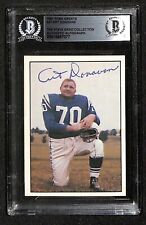 1981 TCMA Football Greats #47 Art Donovan COLTS Signed Autographed Card BECKETT  picture